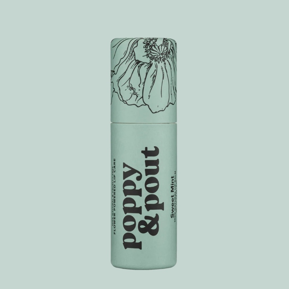Poppy & Pout Sweet Mint Lip Balm
